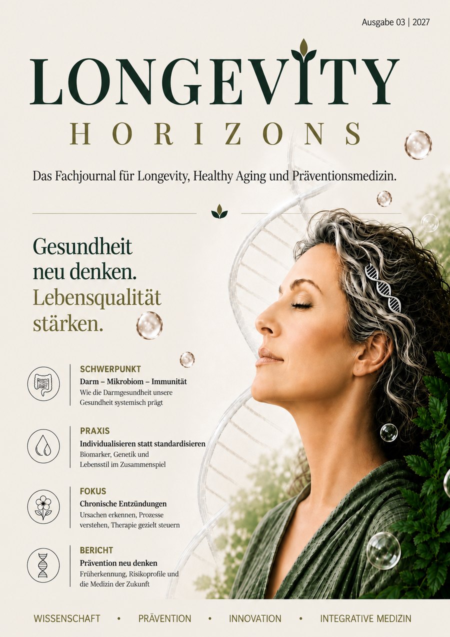 Cover Longevity Horizons — Ausgabe 03