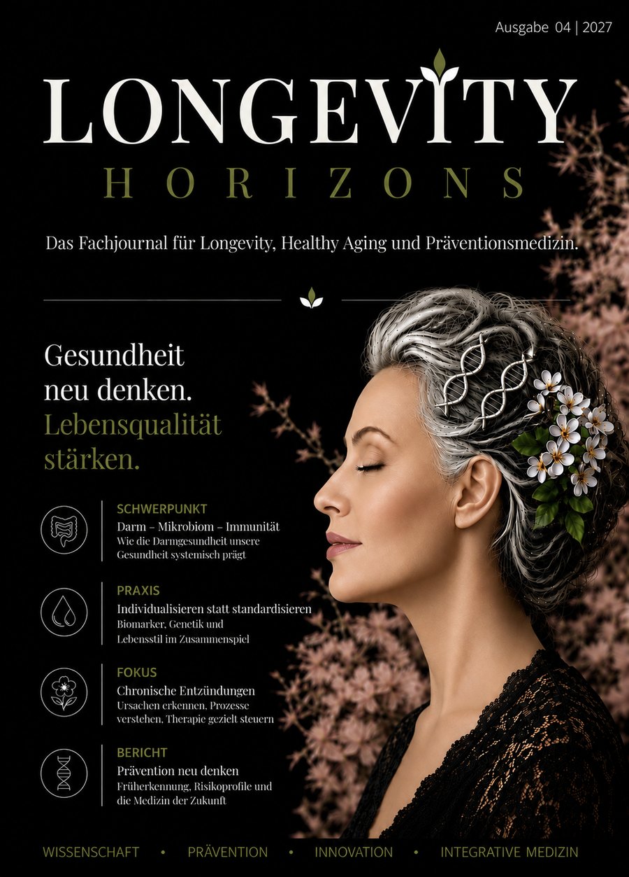 Cover Longevity Horizons — Ausgabe 05 | 2027